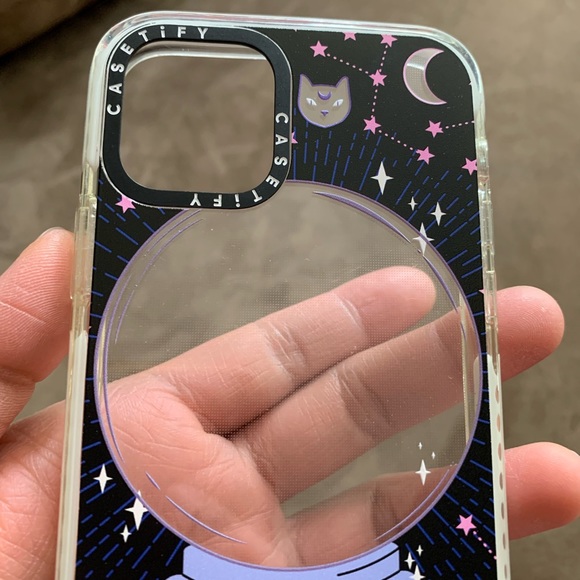 Casetify iPhone 11 Pro Crystal ball on black / mystical, magical, dreamy pattern - Picture 7 of 13